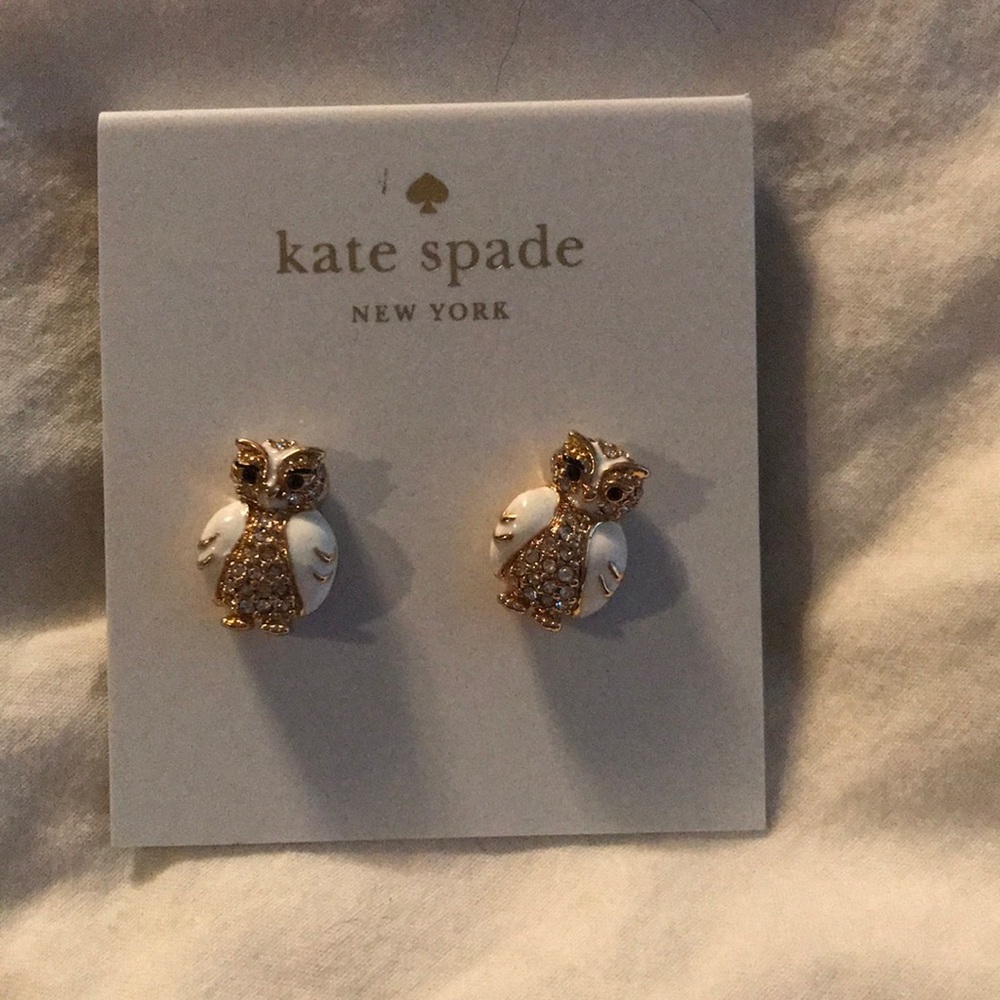 Owl Kate spade earrings